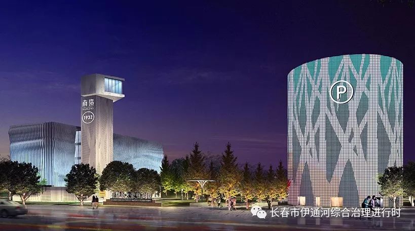 长春网红水上公园,长春水文化生态园水波楼