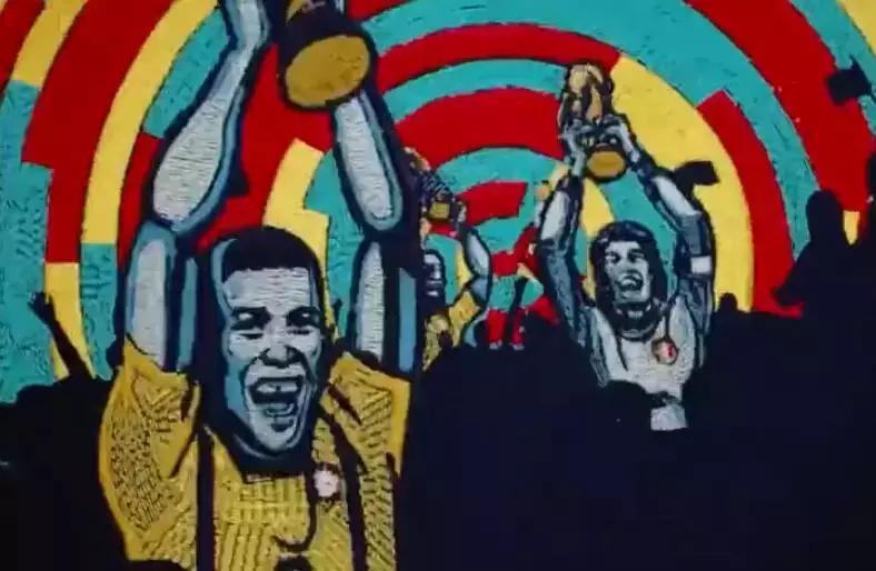 他用500小时「绣」出了一场世界杯