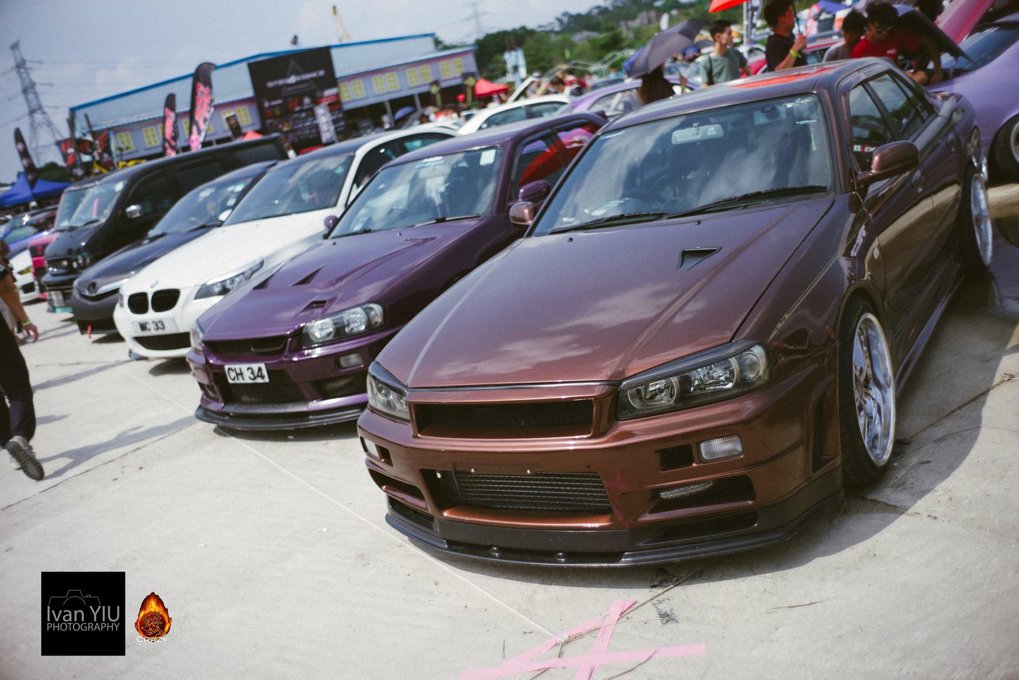昨天300多部改装车大聚会，怪不得人们都说香港是玩车天堂！
