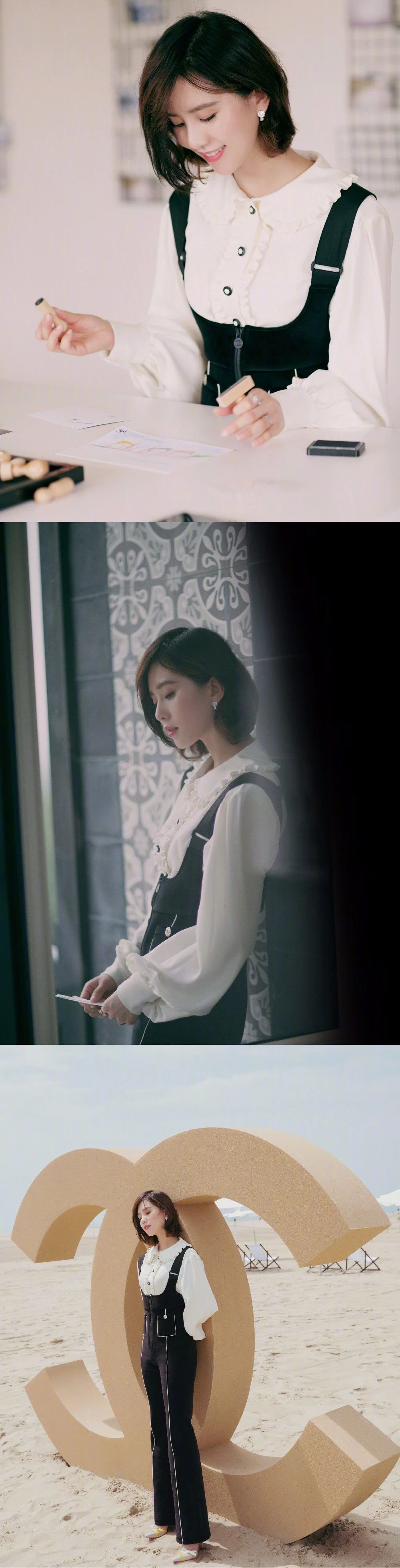 当刘诗诗遇见CHANEL，是仙女本人下凡了吧？