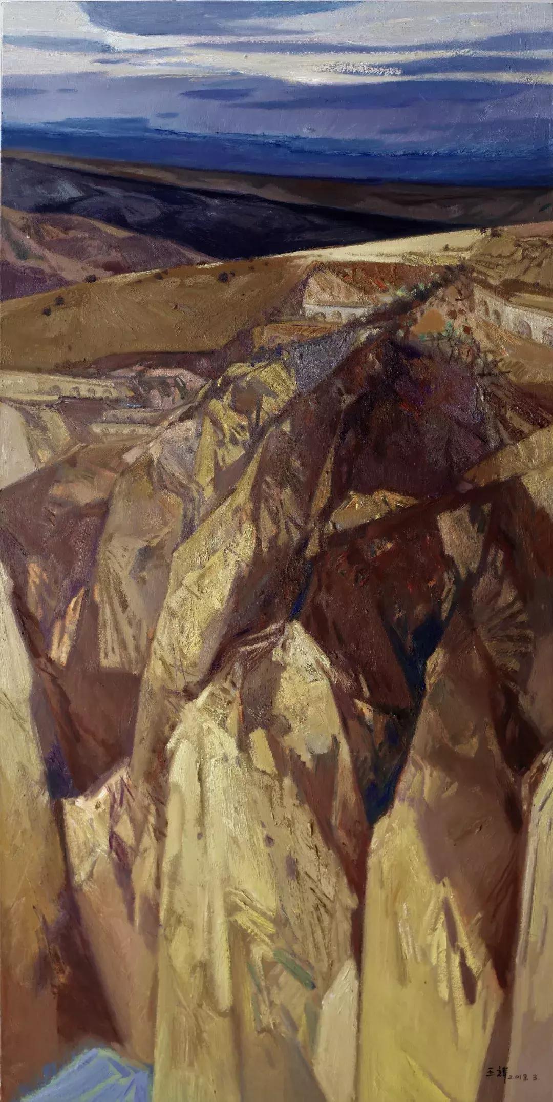 春江花月夜油画王辉,全国油画名家王辉