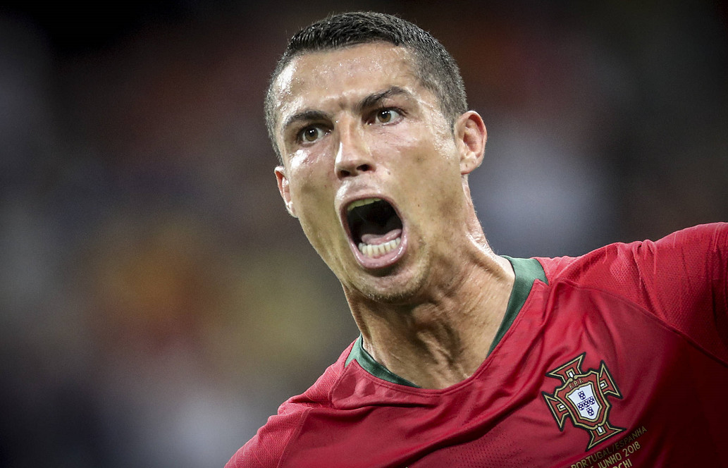 2018年c罗一人对战西班牙全队,c罗以一人之力战平西班牙