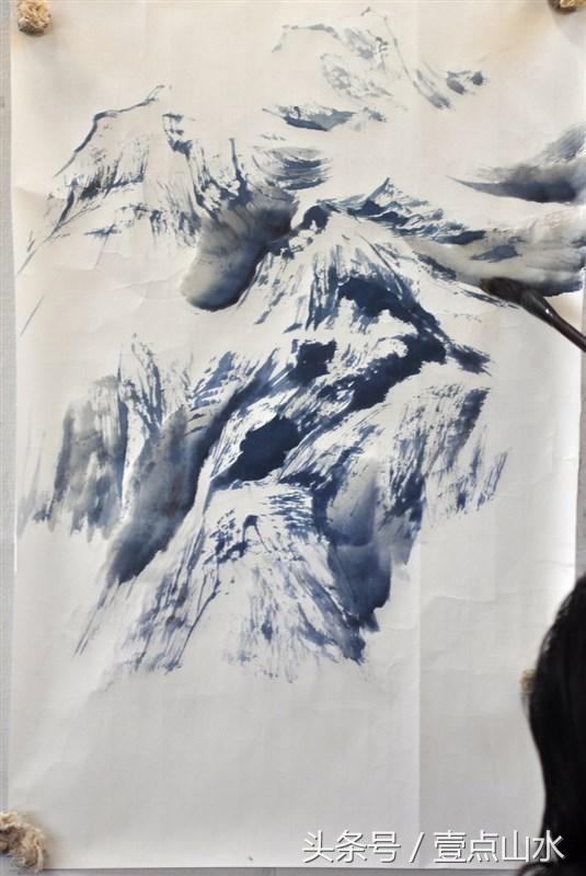 曾刚老师彩墨山水画,曾刚老师写意山水画技法视频