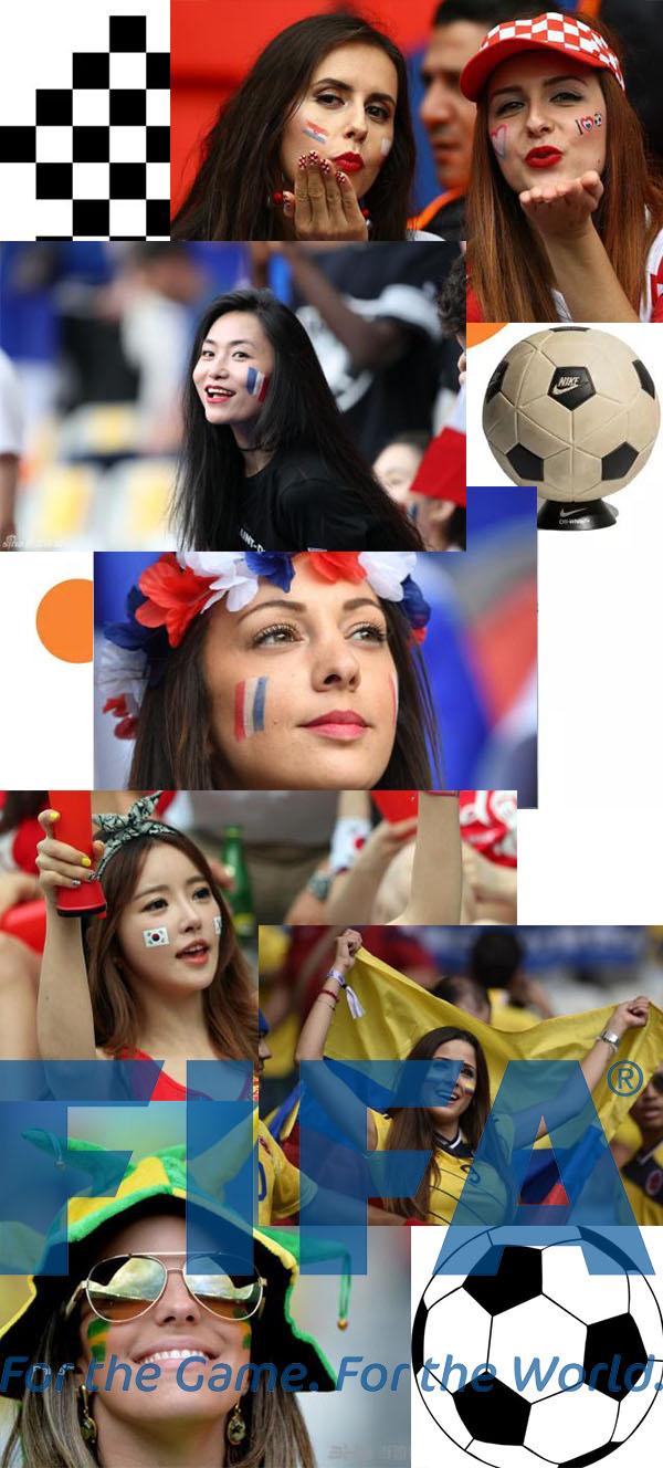 世界杯小仙女,世界杯妆容怎么化