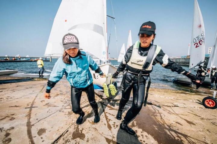 厉害了乐清女子龙舟队,全国帆船锦标赛第一名