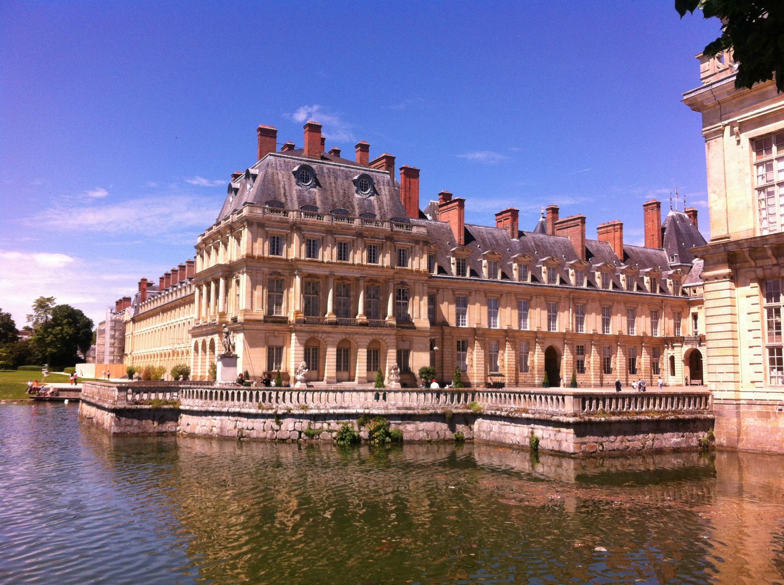 美轮美奂的枫丹白露宫,法国枫丹白露宫风景