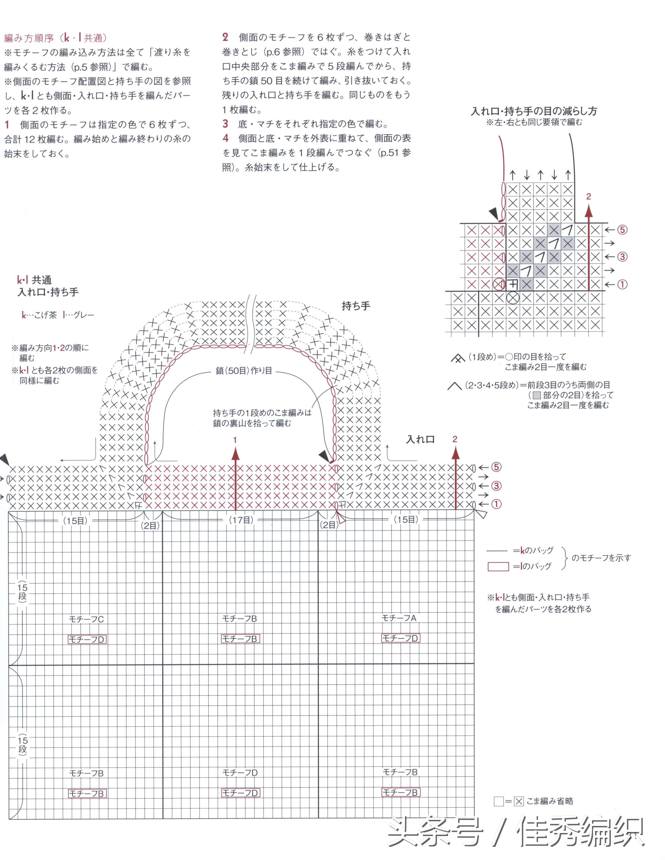 毛线钩针编织教程包包,简单实用包包钩针编织教程