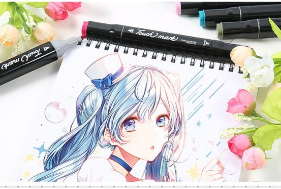 马克笔入门必学40色,教你学会怎样使用马克笔