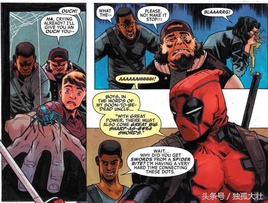 死侍恶搞007,死侍说自己是蝙蝠侠