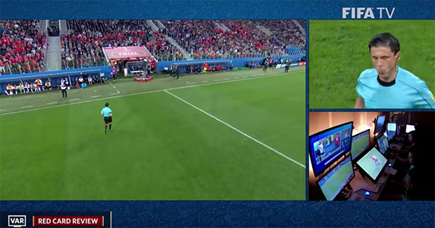 var改判点球世界杯,2022世界杯裁判经典场面