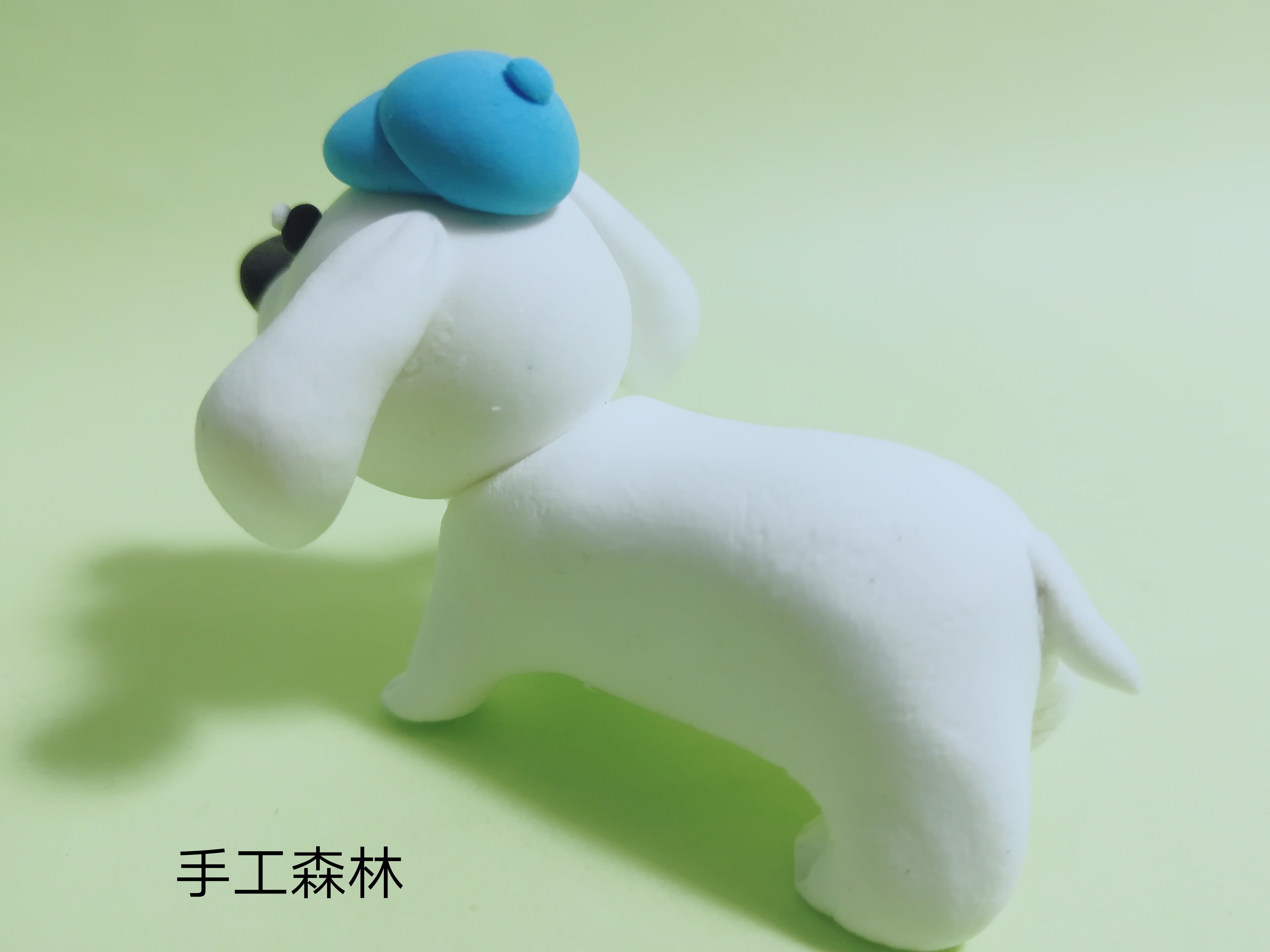 超轻粘土做财神狗,用超轻粘土做柯基狗