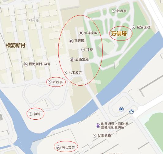 上海最近的古镇七宝老街,带你夜游上海七宝古镇