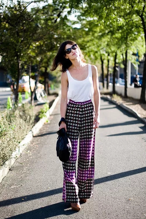 阔腿裤的穿搭方法夏季,每日穿搭最显瘦的阔腿裤穿法分享