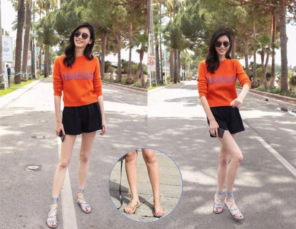 胖脚穿短裤怎么搭鞋子,短裤搭配平底鞋好看吗