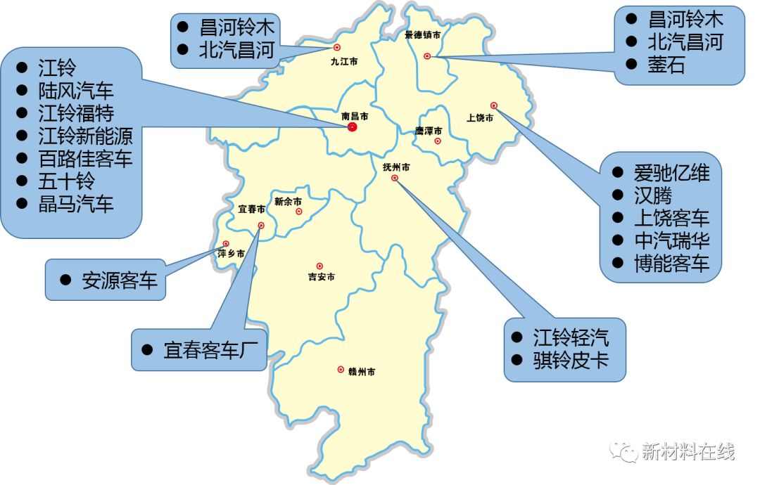 全国汽车主机厂分布图,广东汽车主机厂有哪些