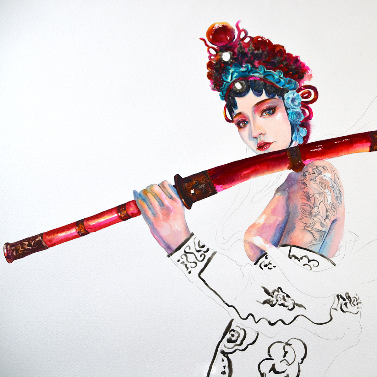 水彩的高端配色方法有哪些,水彩复古肤色怎么调配好看