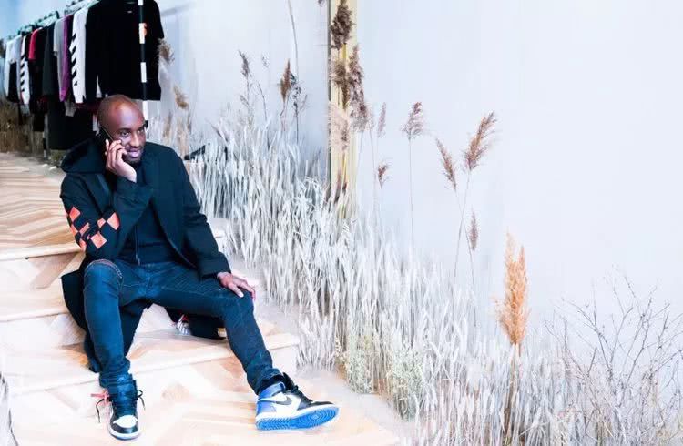 virgil穿黑蝉翼,virgil第一款lv