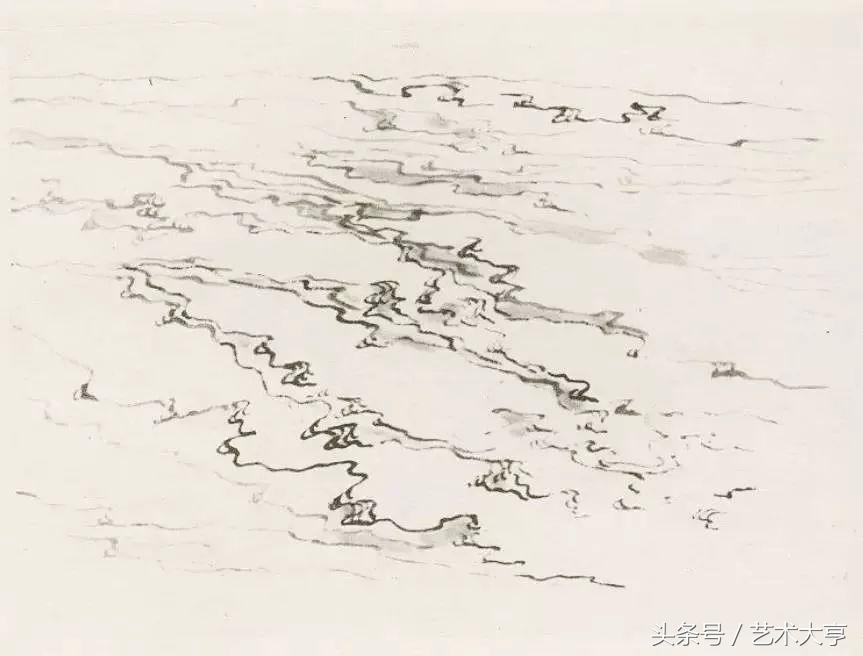 国画怎么画水中的山,画水国画教程