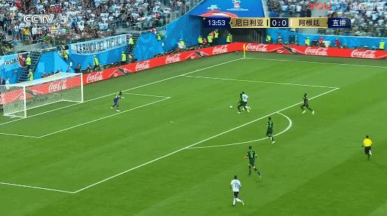 终于进了一个球的经典动作,梅西停球卸球一气呵成