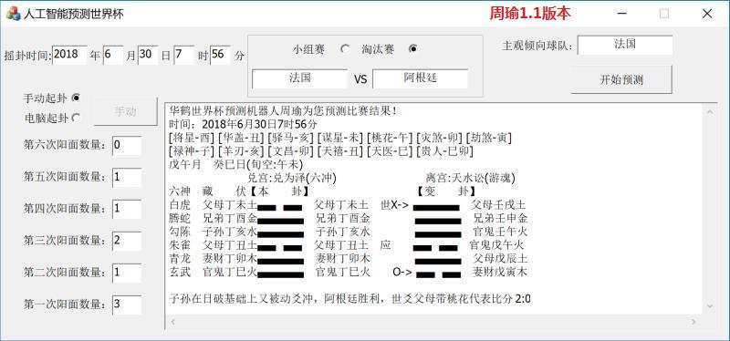 “华鹤杯”第16轮世界杯周易竞猜实况播报（16强赛首轮）
