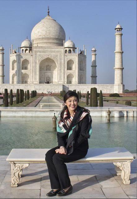 泰国总理英拉惊艳的照片,世界华人女总统