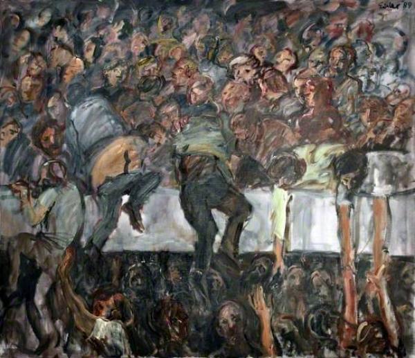 画笔之下,画笔底下的天空色彩