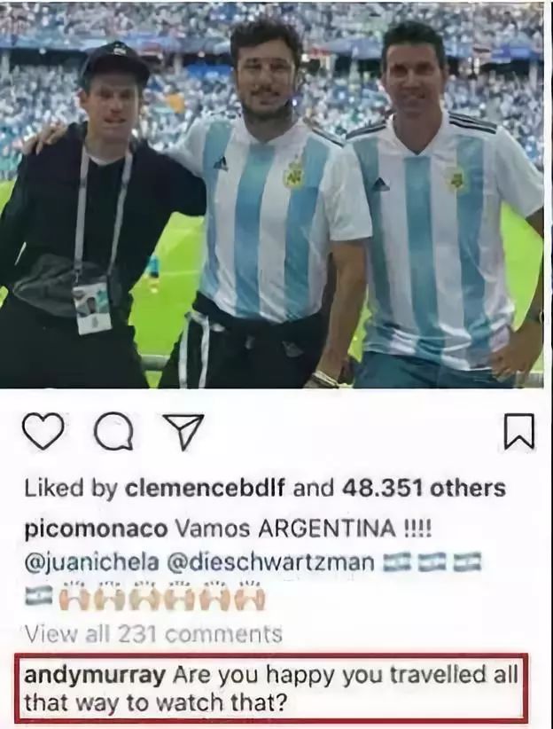 网球选手关于世界杯的那些事儿