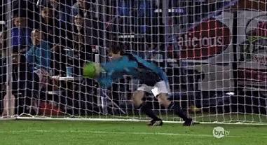 勇敢的门将,真正的门将扑救