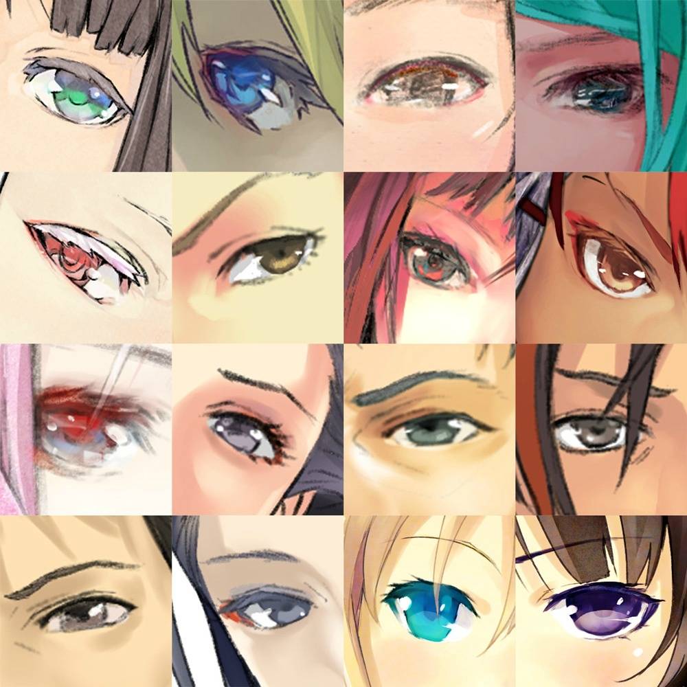 画眼睛的100种方式图片,画眼睛的100种画法怎么画