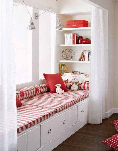 飘窗空着太浪费,家里的闲置飘窗利用起来