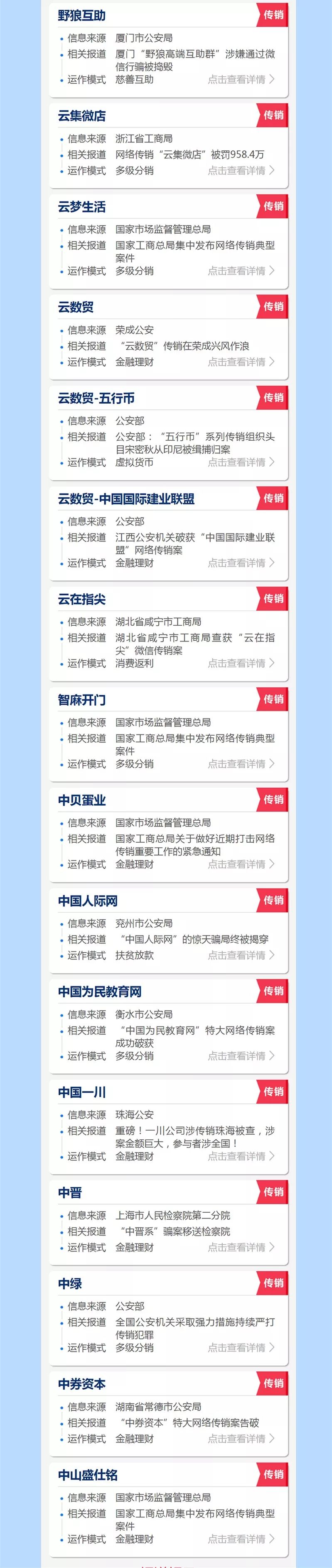 权健公司被立案！公安部最新传销名单公布，转发提醒身边人！