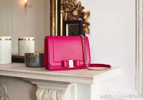 菲拉格慕包包红色丝绒,菲拉格慕包包蝴蝶结上色