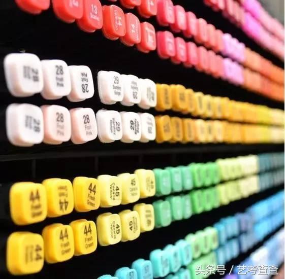 零基础马克笔技法入门大全,马克笔一定要准备的几种颜色