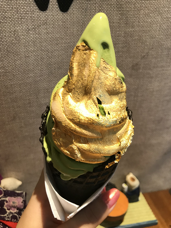 网红冰淇淋金箔,日本金箔冰淇淋