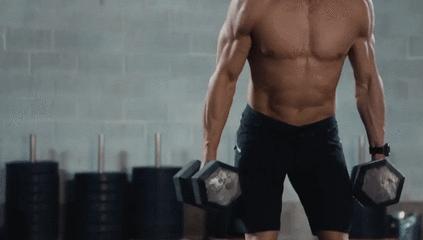 十个绝佳的哑铃训练动作,哑铃训练动作展示图