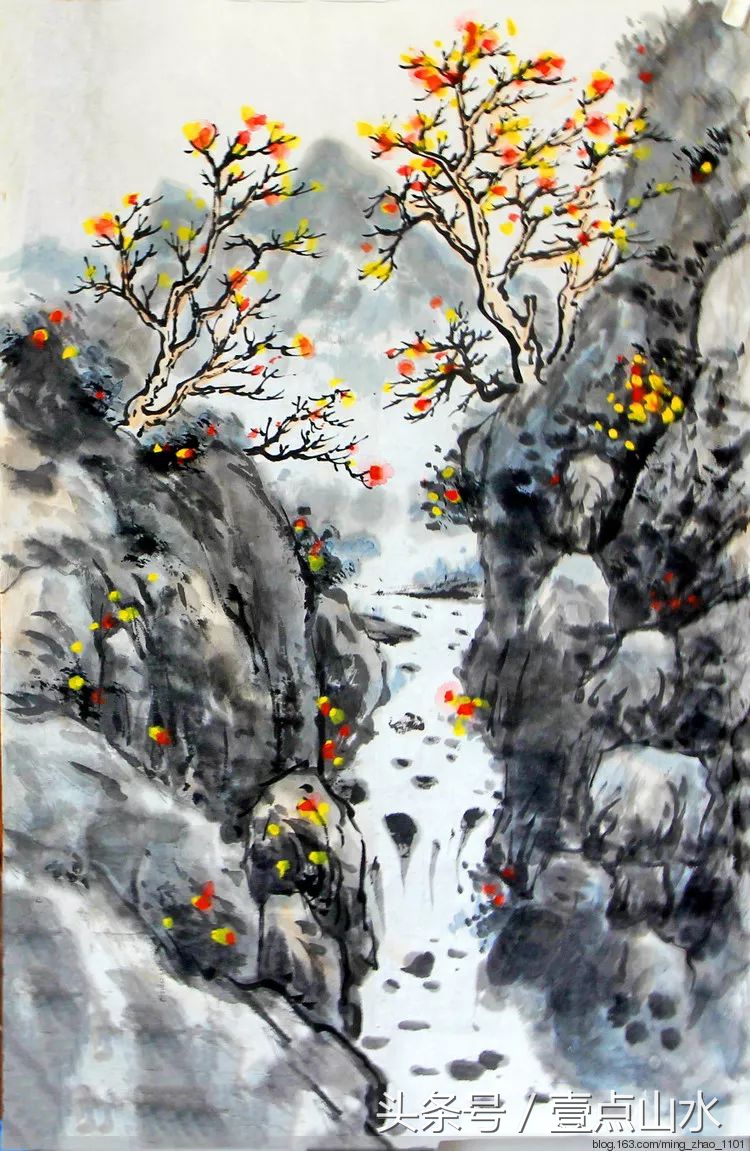 画山水风景画入门教程,山水画入门教程从零开始学国画