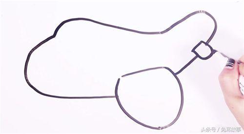 幼儿简笔画入门教学交通工具,儿童简笔画入门初学技巧汽车