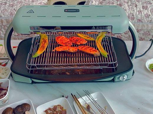 无烟烧烤炉烧烤教程,家用无烟烧烤炉怎么烤肉