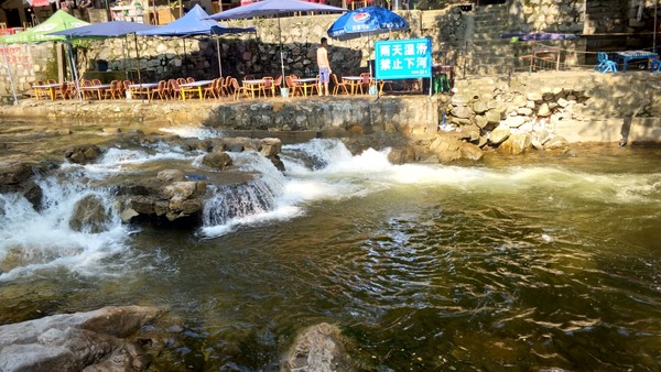 高冠瀑布风景,高冠瀑布游记