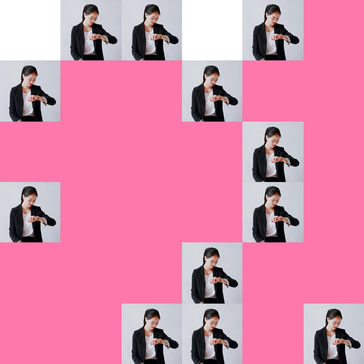 九宫格照片拼图心形hellokitty,excel心形九宫格拼图教程