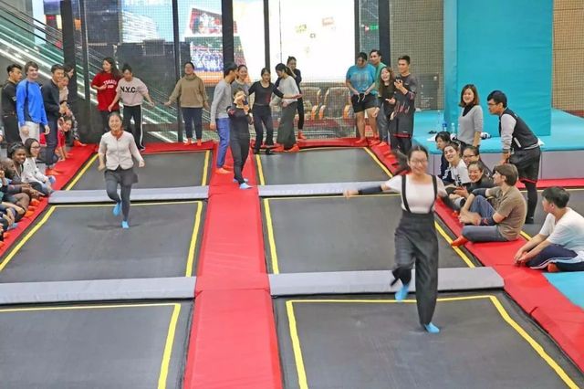 武汉最好玩的蹦床公园,武汉大型儿童乐园淘气堡