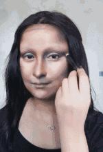 90后重庆姑娘仿妆蒙娜丽莎,重庆女性化妆成蒙娜丽莎