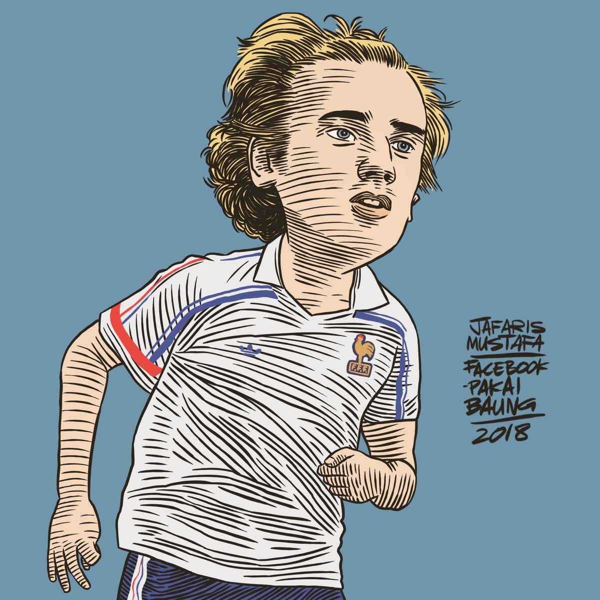 手绘球星衣服,足球运动员手绘图片