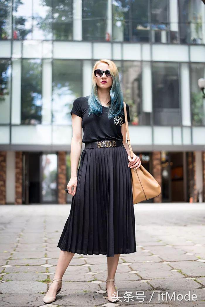 皱褶迷笛裙,春日限定迷笛裙