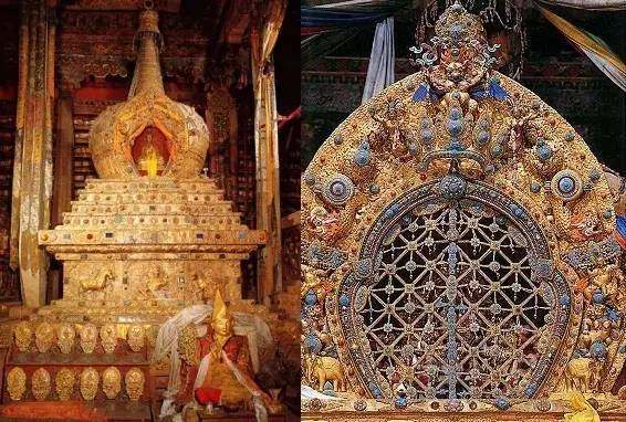 布达拉宫镇馆之宝观音像,布达拉宫天然观音像图片