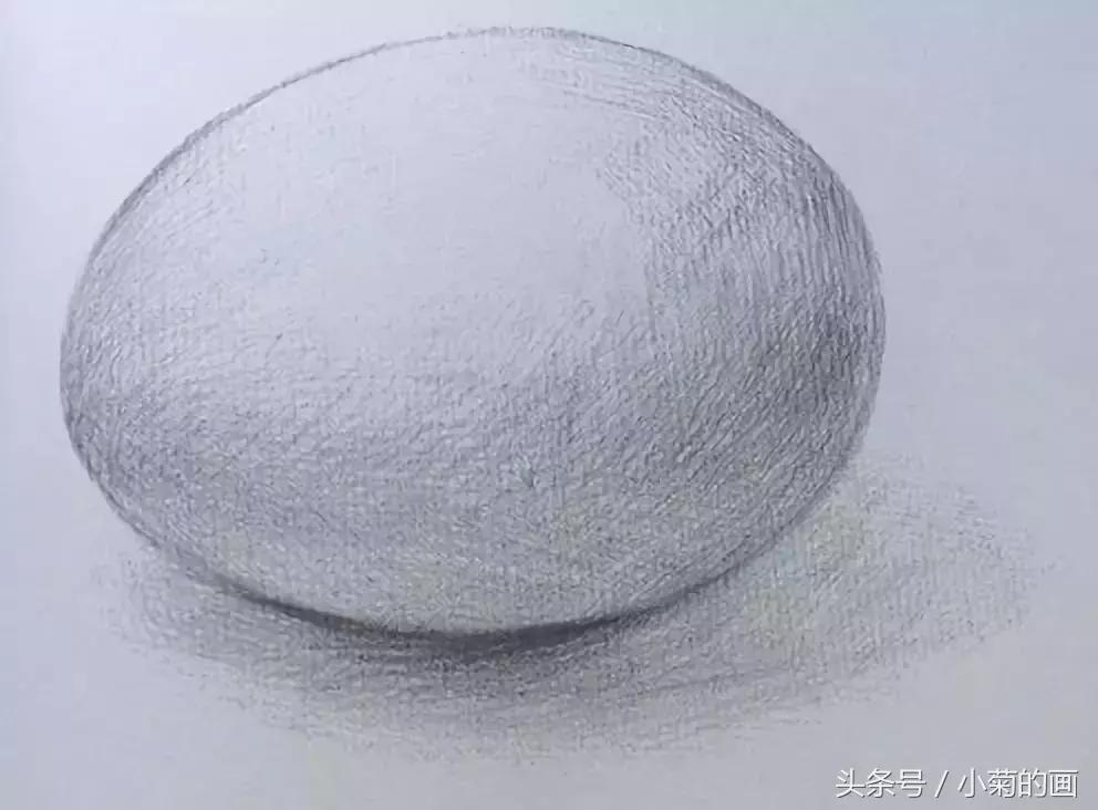 素描基础绘画鸡蛋教程,素描基础绘画几何