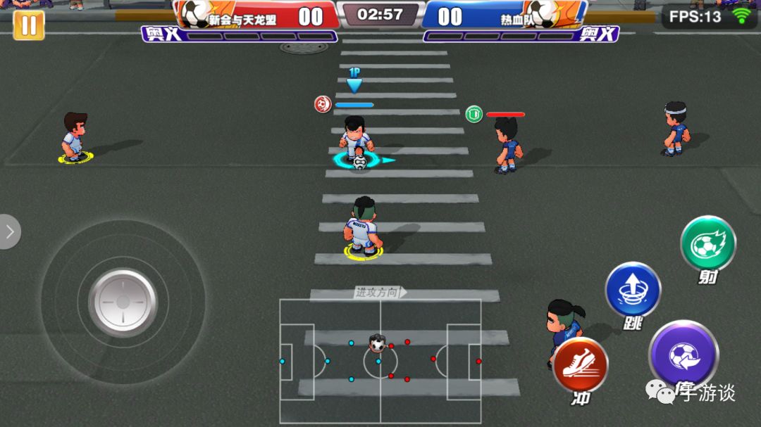 热血手游测评,热血足球踢爆球门