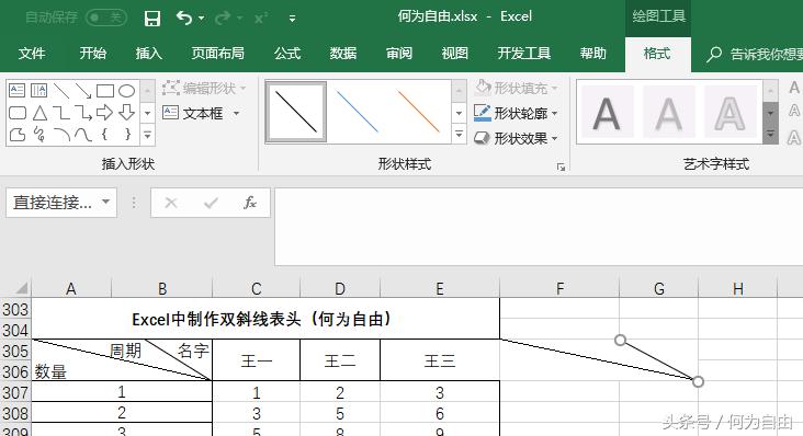excel斜线表头一分为三怎么打字,excel表格中的表头的斜线如何插入