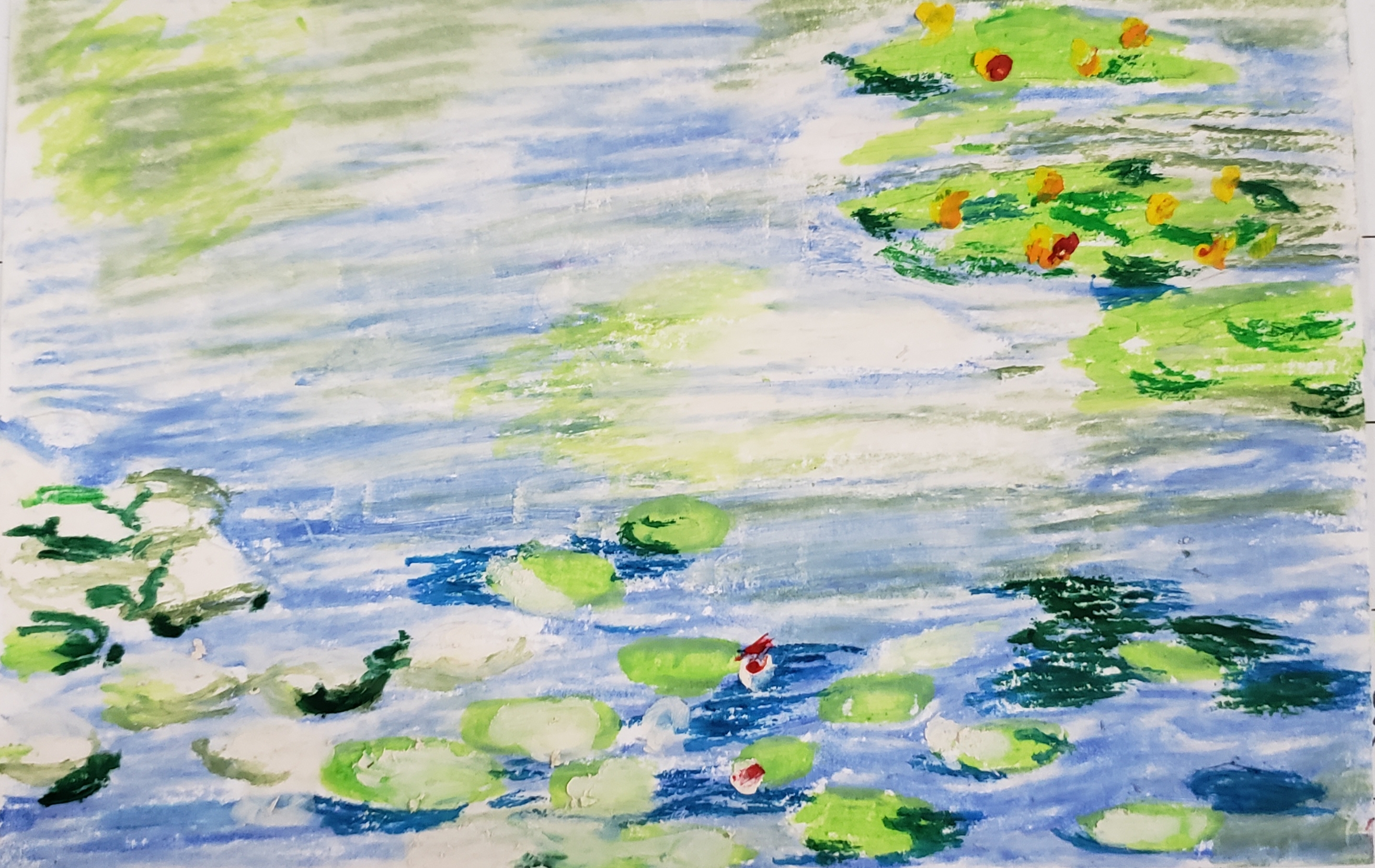 油画棒教程圣诞,油画棒祝福系列教程