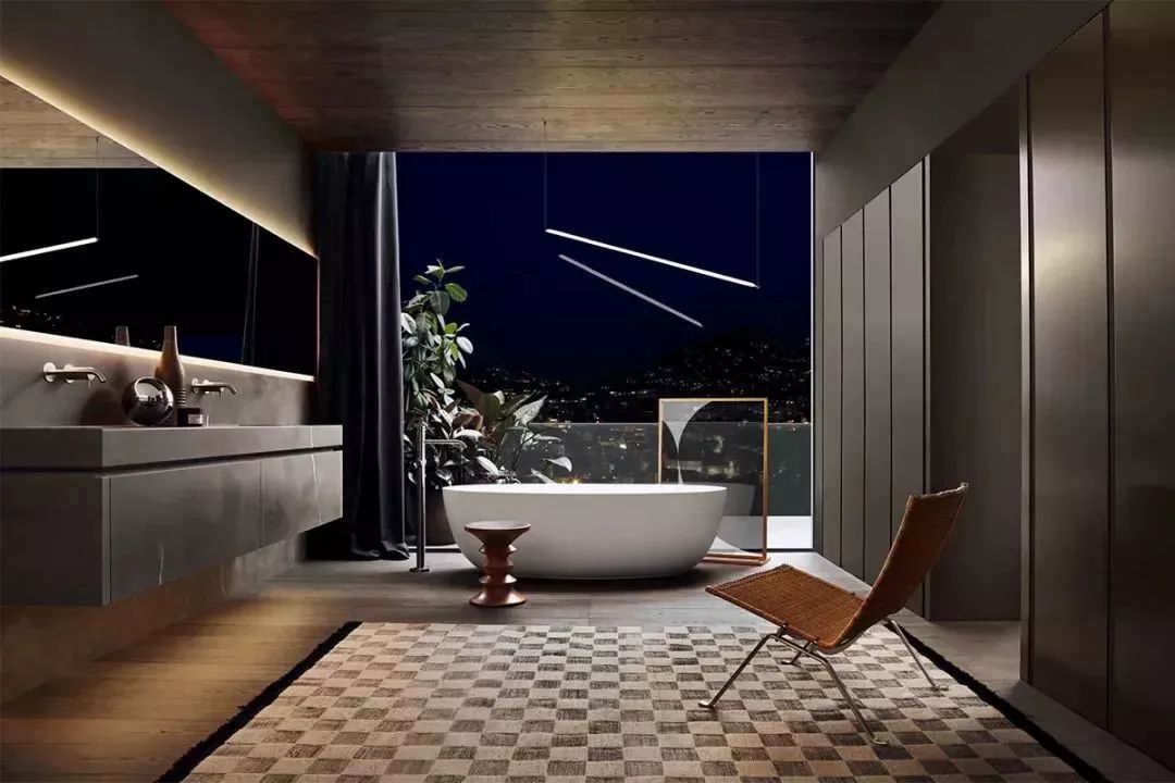 浴缸淋浴房设计,大空间浴缸淋浴房设计